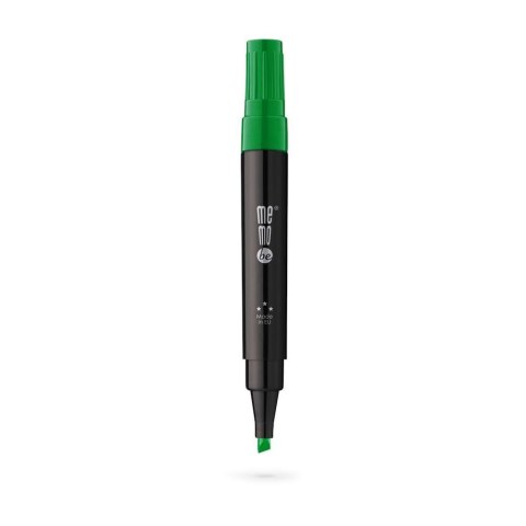 Marker permanentny zielony wkład zielony 1-4mm ścięta końcówka Memobe (MM201-04)