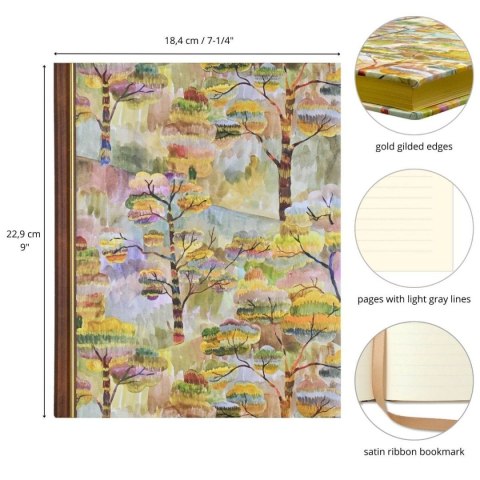 Notes (notatnik) Las Akwarela Peter Pauper Press