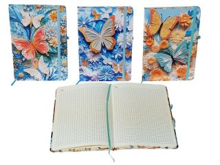Notes (notatnik) motylki A5 krata Adar (588769)