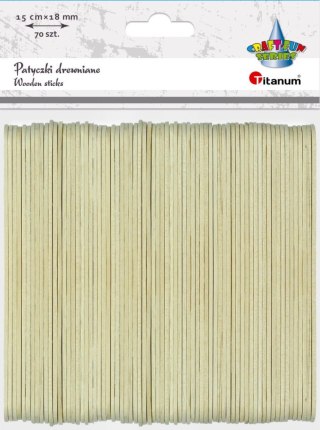 Ozdoba drewniana Craft-Fun Series patyczki Titanum (BG005)