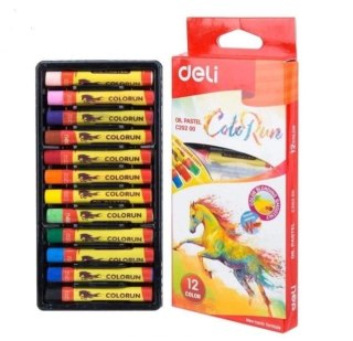 Pastele olejne COLORUN 12 kol 12 kol. Deli (EC20200)