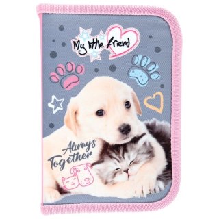 Piórnik MY LITTLE FRIEND KOT/pies piórnik St.Right (PC-03)