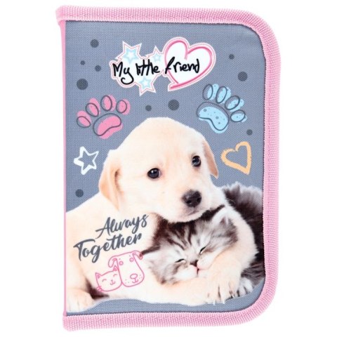 Piórnik MY LITTLE FRIEND KOT/pies piórnik St.Right (PC-03)