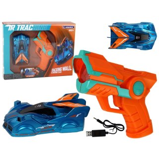 Samochód Jeżdżący Po Ścianach Na Laser Niebieski Lean (16671)