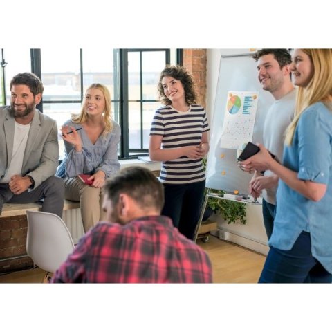 Tablica flipchart Classic Steel na trójnogu [mm:] 1000x675 Nobo (1901916)