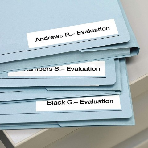 Taśma Dymo D1 9mm x 7m biała/czarny nadruk