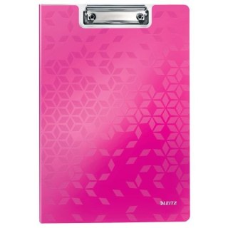 Teczka z klipem Wow A4 różowy [mm:] 230x330 Leitz (41990023)