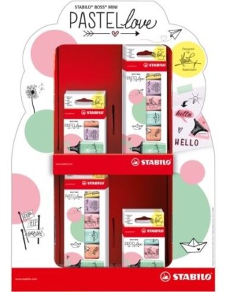 Zakreślacz BOSS mini pastelowe wkład mix 2,0-5,0mm Stabilo (70/24)