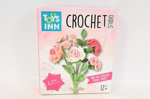 Zestaw kreatywny dla dzieci Bukiet robótki ręczne Crochet Studio Stnux (STN9612)