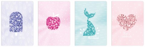 Zeszyt Marie A5 32k. 70g krata Interdruk (ZE32#SHI)