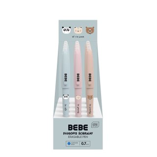 Długopis wymazywalny BB Friends Girls ze skuwką 5902277331830 wkład niebieski 0,7mm Bebe (profilowany)