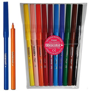 Flamaster 10 kol. Fibracolor