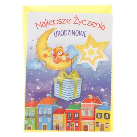 Kartka składana urodziny dzieci B6 Top Graphic (5907786924771)