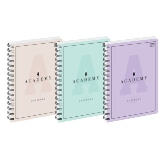 Kołozeszyt (kołonotatnik) ACADEMY A5 100k. 90g krata Interdruk (KOŁOZA5100ACP)