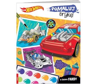 Książka dla dzieci Hot Wheels™. Pomaluj brykę! Ameet (MAK 1601)