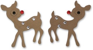 Naklejka (nalepka) Craft-Fun Series Naklejki papierowe renifery Titanum