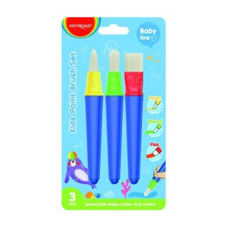 Pędzel 3 szt Keyroad (KR972329)