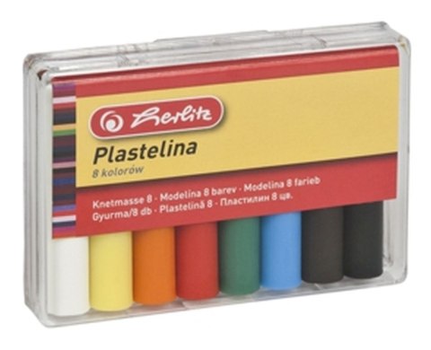 Plastelina 8 kol. mix Herlitz (9562919)