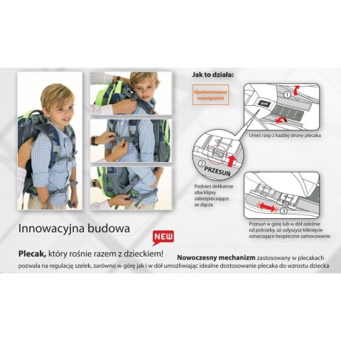 Plecak Tiger Max Discovery Neon Tiger (31107A)