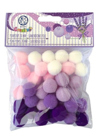 Pompony lawendowe pole lawendowy Creatinio (335121022)