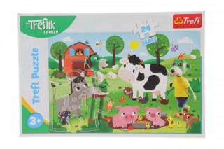 Puzzle Rodzina Treflików Trefliki na wsi 24 el. Trefl (14361)