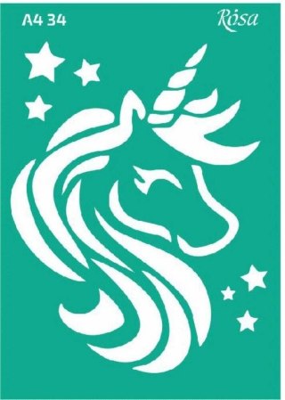 Szablon Jednorożec Rosa (34)