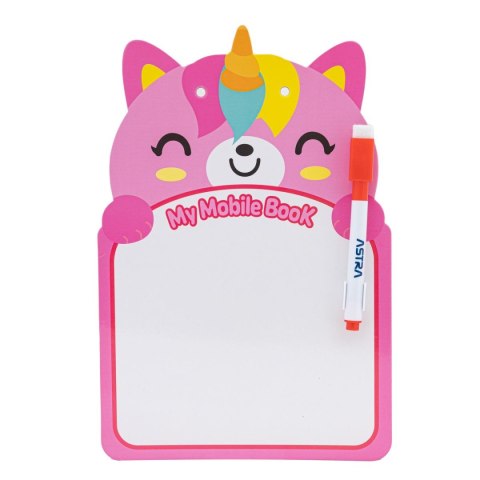 Tablica suchościeralna Jednorożec,Miś,Panda,Króliczek [mm:] 245x165 Astra Fun (325024006)