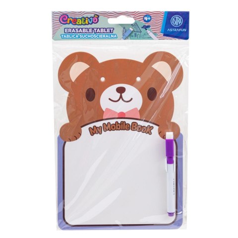 Tablica suchościeralna Jednorożec,Miś,Panda,Króliczek [mm:] 245x165 Astra Fun (325024006)