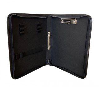 Teczka konferencyjna studencka A4 czarny ekoskóra Majewski Ryszard (TSS)