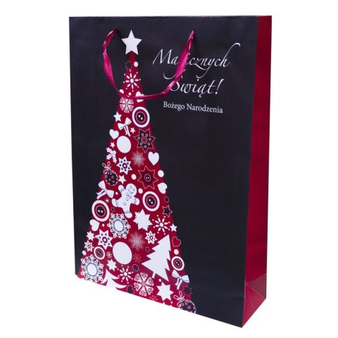 Torba prezentowa torebka ozdobna Bożenarodzenie Kukartka (QPS)