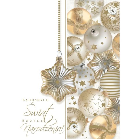 Torba prezentowa torebka ozdobna Bożenarodzenie Kukartka (QPS)