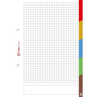 Wkład do segregatora A5 Interdruk (WKDOSEA550REG)