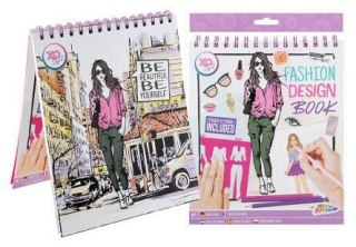 Zestaw kreatywny dla dzieci książeczka do projektowania mody Grafix (230005)